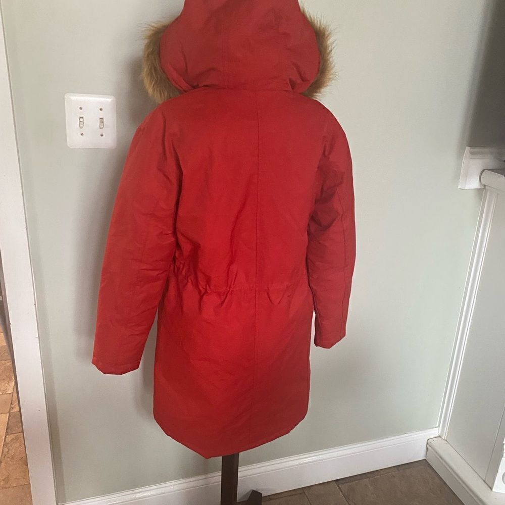 A New Day Hooded Coat Burnt Orange Sz XS NWT - Picture 7 of 7